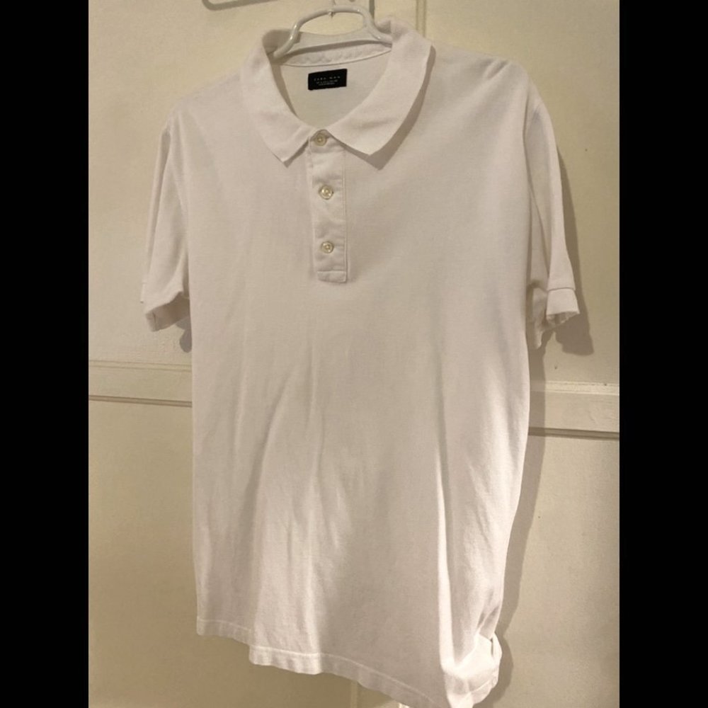 Zara Man | White Polo